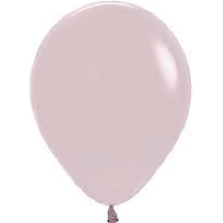 Pastel Rose Solid Latex Balloons Pack of 100