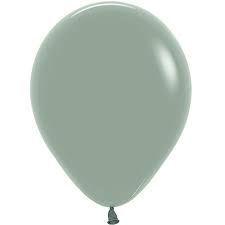 Pastel Laurel Green Solid Latex Balloons Pack of 100