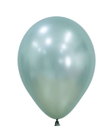 Silk Cool Mint Latex Balloons Pack of 100