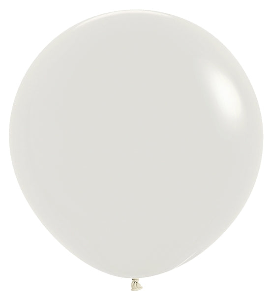 Pastel Dusk Cream 60cm Latex Balloons Pack of 3