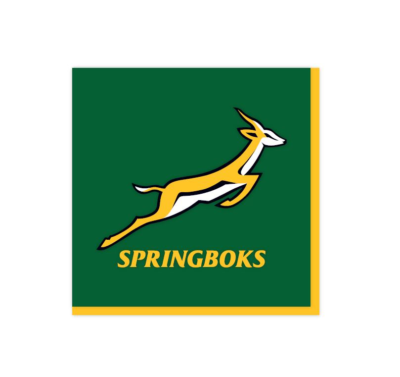 Springboks Napkins Pack of 16