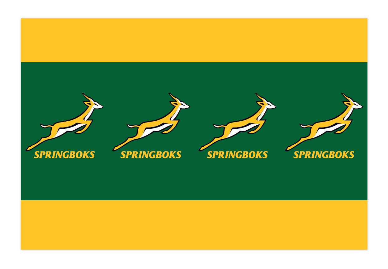 Springboks Paper Tablecloth