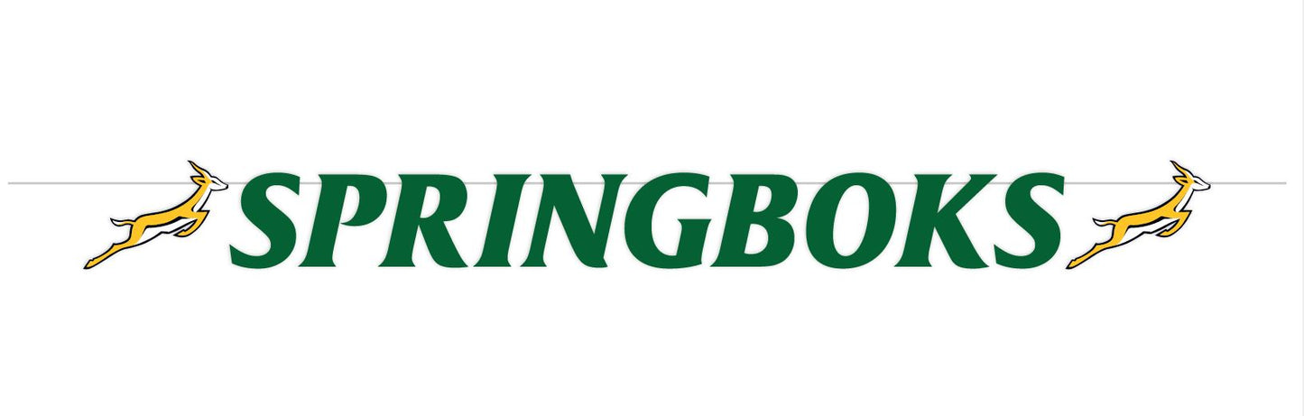 Springboks Letter Banner