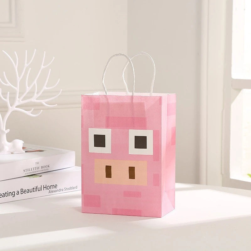 Minecraft Pixel Paper Party Bags Pack of 20