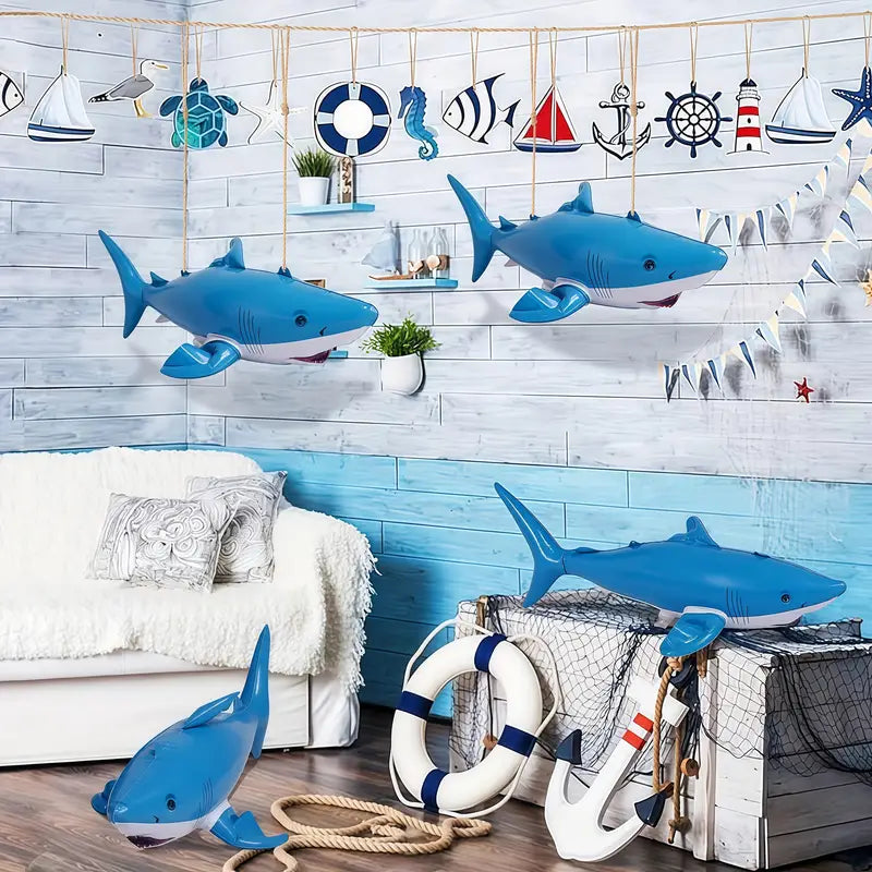 Inflatable Shark Pool Party Decor