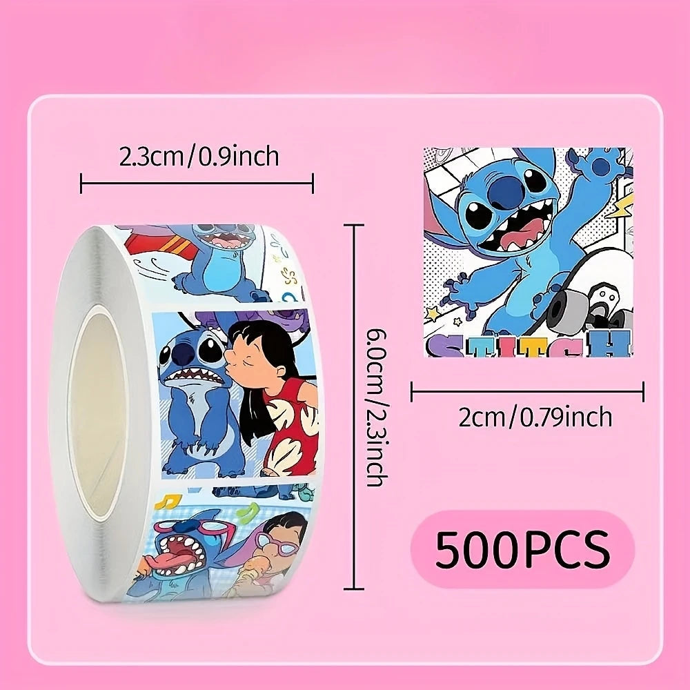 Lilo and Stitch Stickers Roll of 500