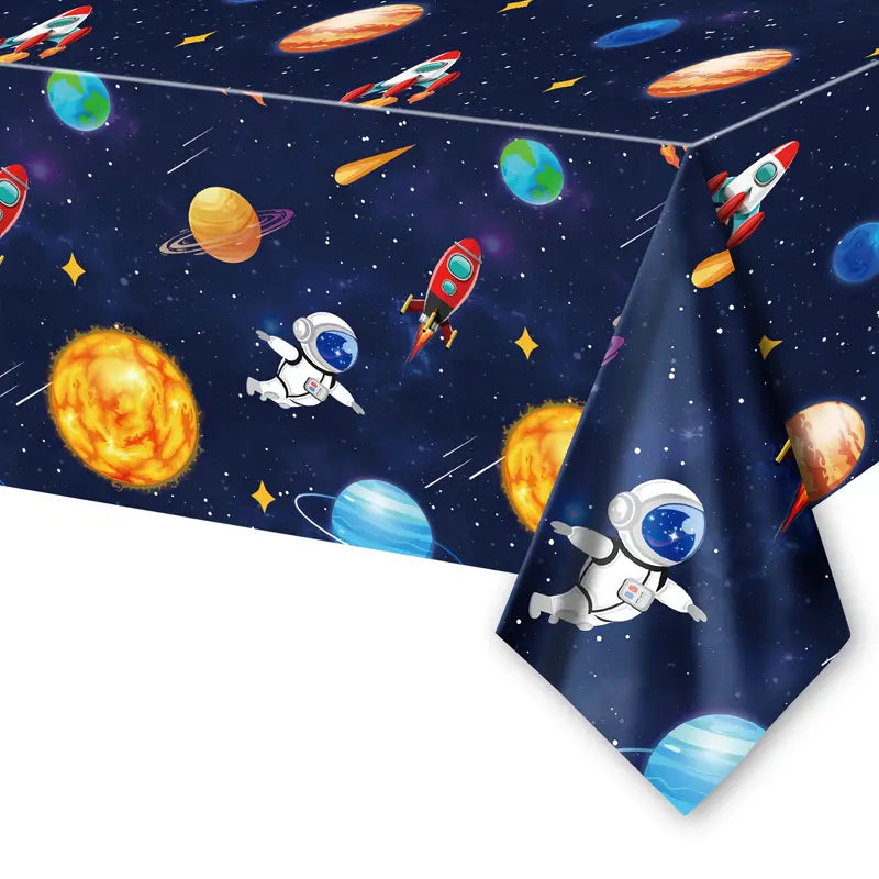 Space Plastic Tablecloth