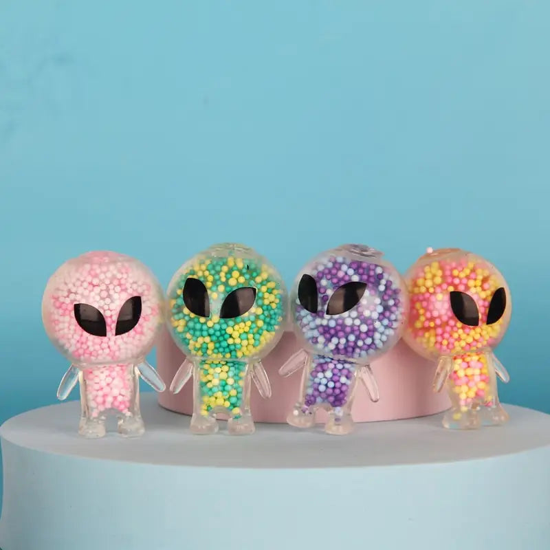 Mini Soft Alien Toys for Party Favors Pack of 8