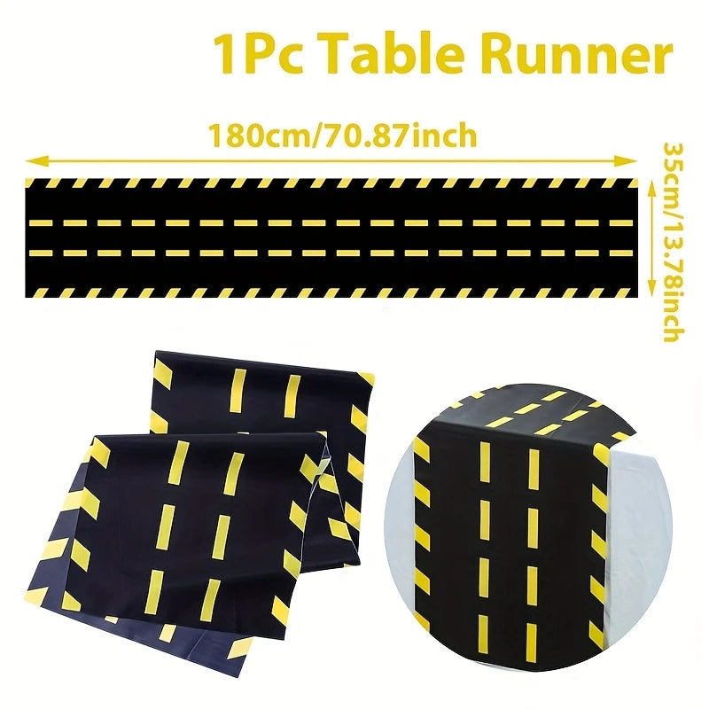 Road Polyester Table Runner