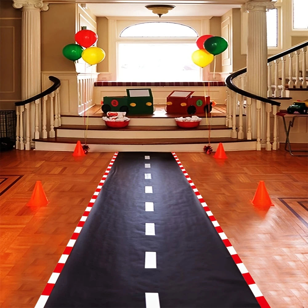 Race Car Theme Party Floor Aisle Runner