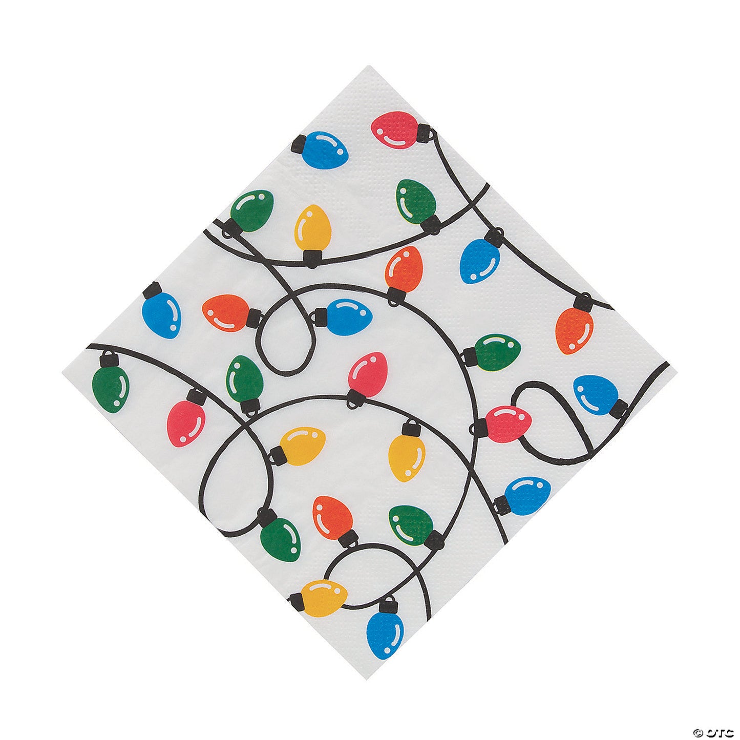 Christmas Lights Paper Napkins Pack of 16