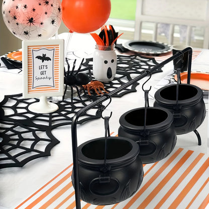 Halloween Witch Cauldron Serving Set of 3