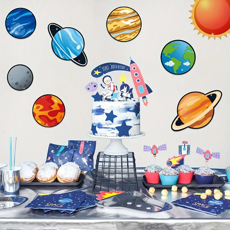 Solar System Wall Decor Pack of 45