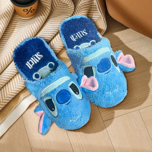 Stitch Winter Plush Slippers
