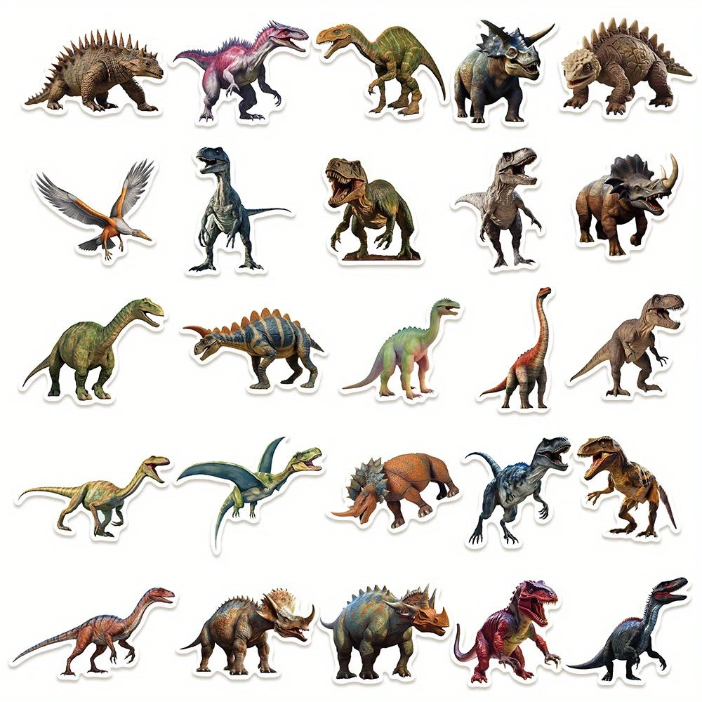 Jurassic Dinosaur Stickers Pack of 50