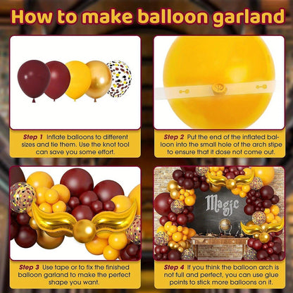 Harry Potter Magical Wizard School Balloon Garland Kit