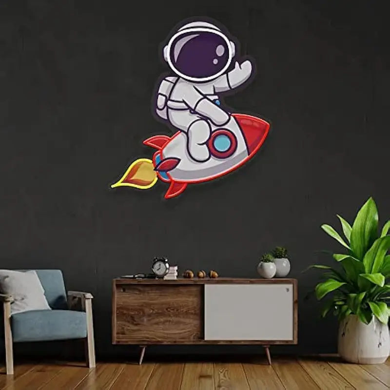 Space-Themed LED Neon Sign