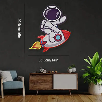Space-Themed LED Neon Sign