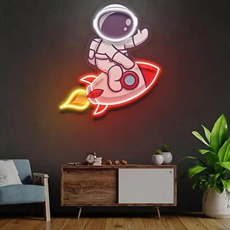 Space-Themed LED Neon Sign