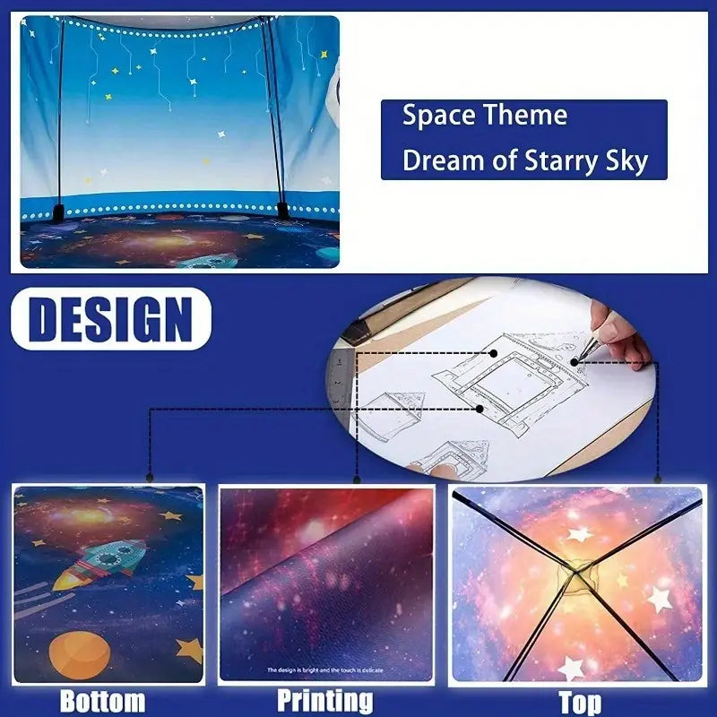 Space-Themed Pop-Up Play Tent