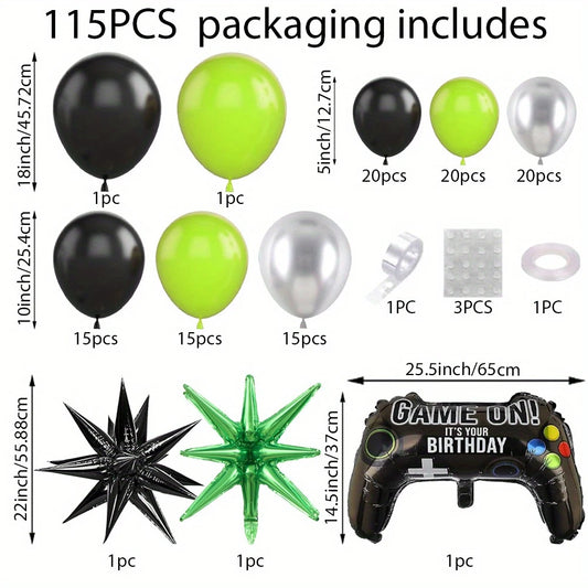Game Theme Balloon Garland Kit