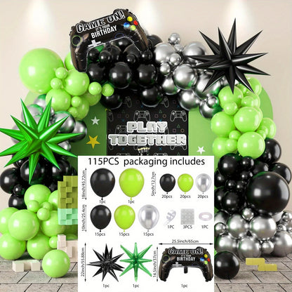 Game Theme Balloon Garland Kit