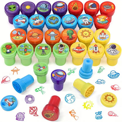 Galaxy Space Stamp Favors Pack of 26