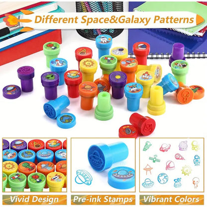 Galaxy Space Stamp Favors Pack of 26