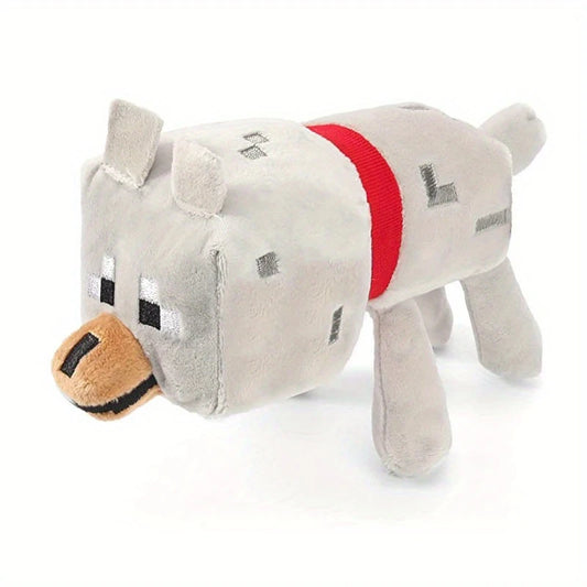 Miinecraft Dennis the Wolf Plush Toy Gift