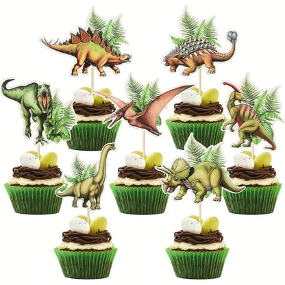 Dinosaur Cupcake Toppers Pack of 14