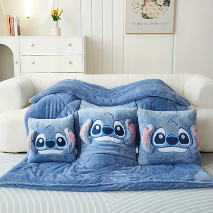 2-in-1 Stitch Pillow & Blanket Set