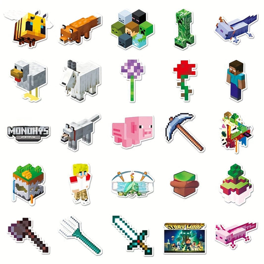 Minecraft Sticker Pack of 50