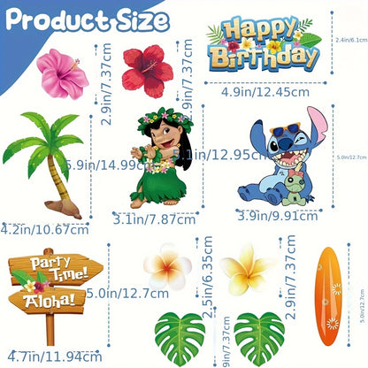 Lilo and Stitch Cake Toppers Pack of 12