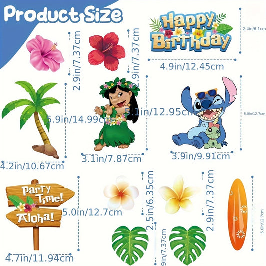 Lilo and Stitch Cake Toppers Pack of 12