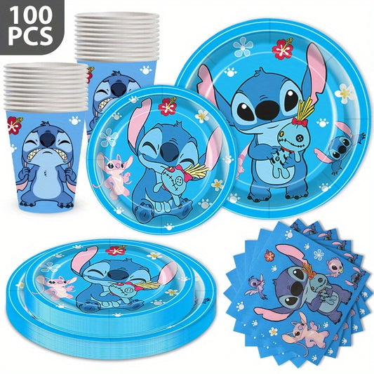 Stitch Party Tableware 2 Set for 20 guests