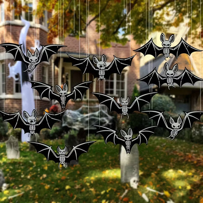 Halloween Glow-in-the-Dark Bats Pack of 10