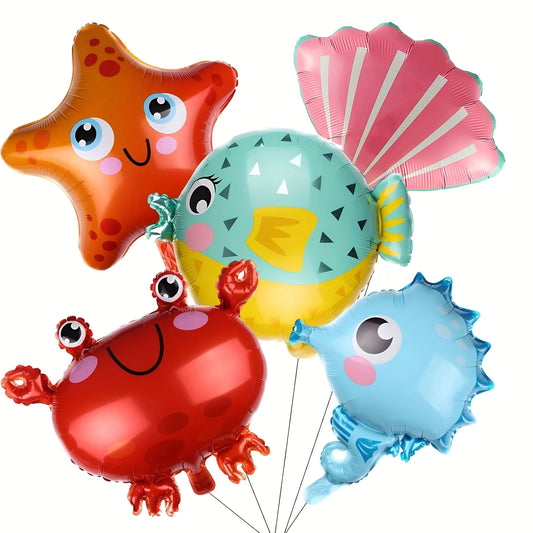 Under The Sea Foil Balloon Set of 5