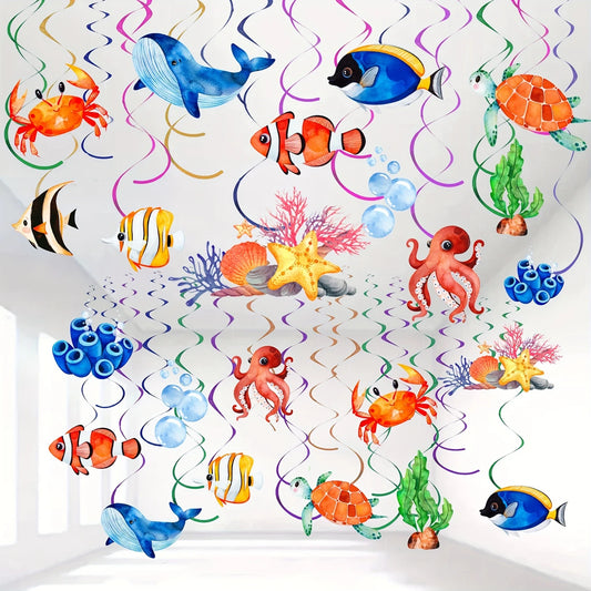 Under The Sea Marine Creature Party Decoration 54pcs Set