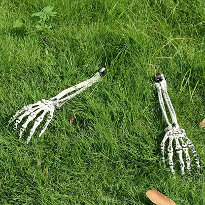 Halloween Skeleton Hand Decorations Pack of 6