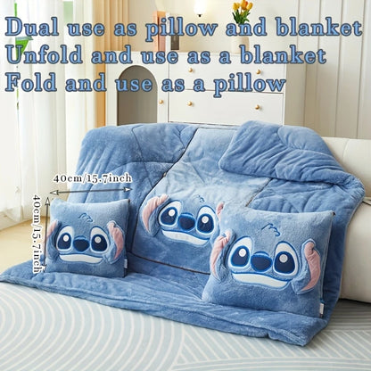 2-in-1 Stitch Pillow & Blanket Set