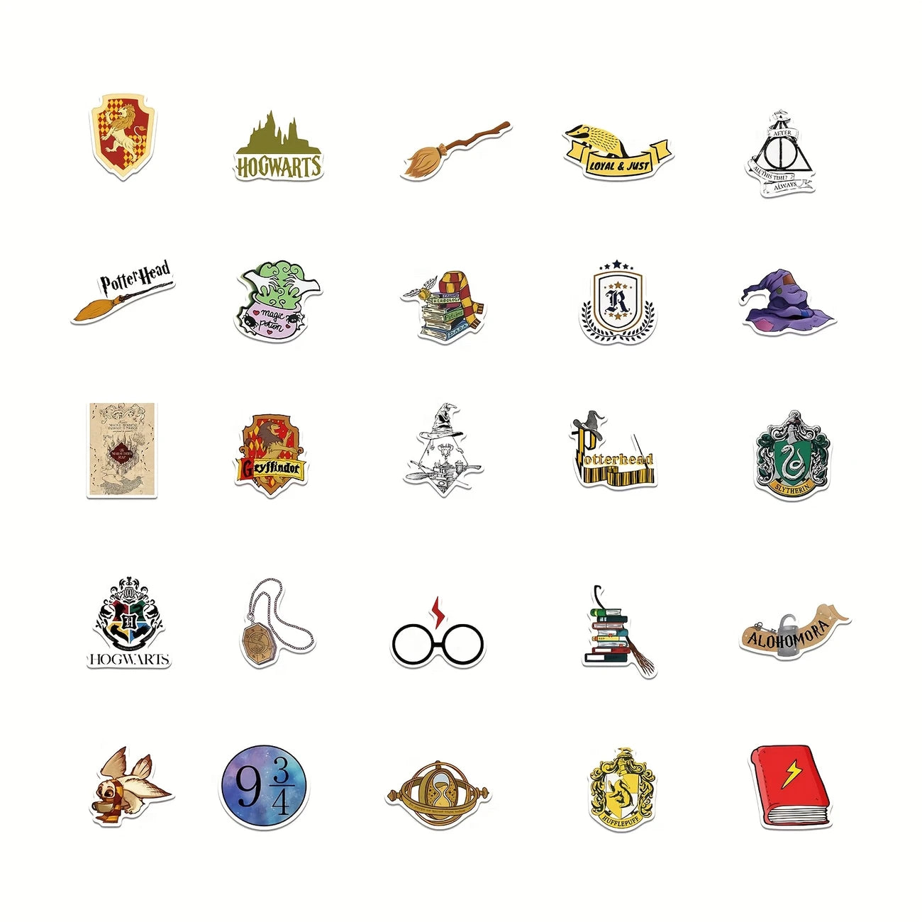 Harry Potter Assorted Stickers Pack of 50