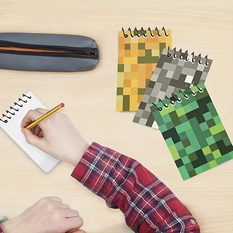 Minecraft Mini Pixel Notepads Pack of 12