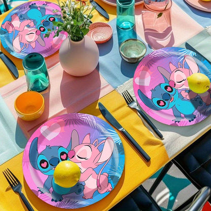 Stitch and Angel Tableware Set for 10 Guests