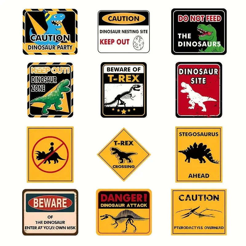 Dinosaur Party Decorations Dinosaur Zone Wall Decor