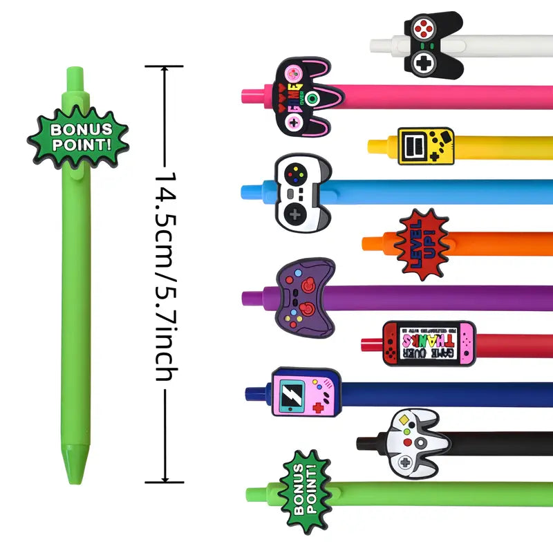 Gaming-Themed Gel Pens Pack of 10