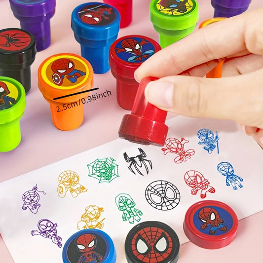 Spiderman Spidey and Friends Stamp Favors Pack of 12