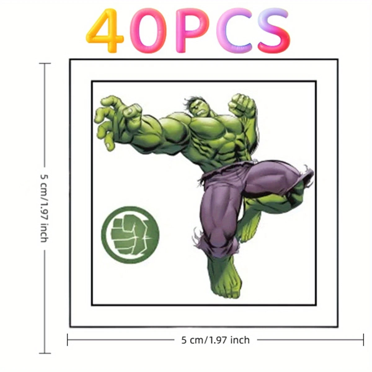 Avengers Temporary Tattoos Waterproof Pack of 40
