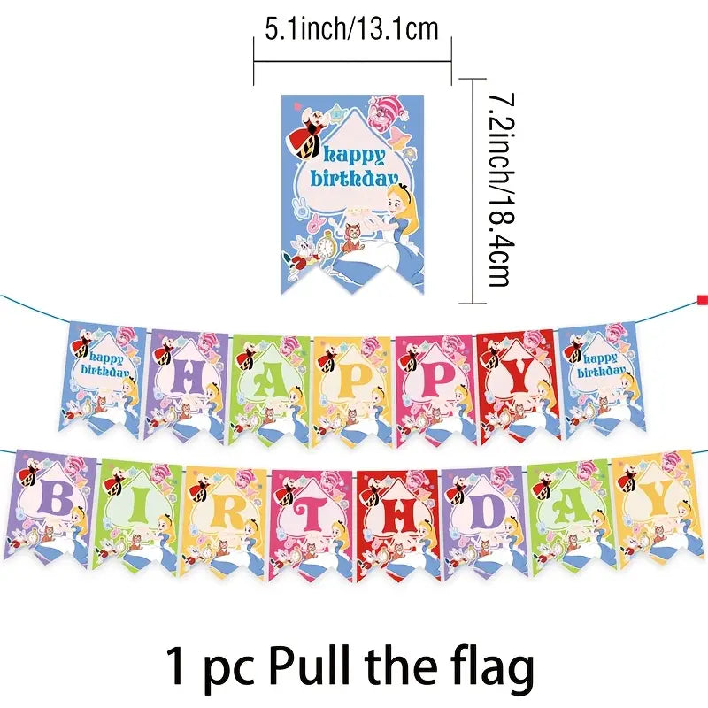 Alice in wonderland decorations kit