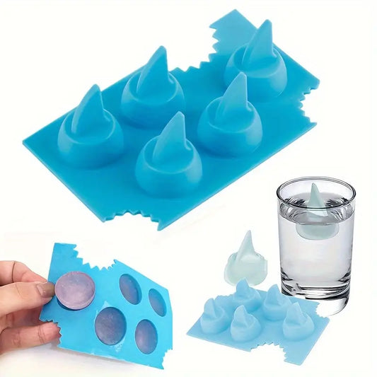 Silicone Shark Ice Cube Tray
