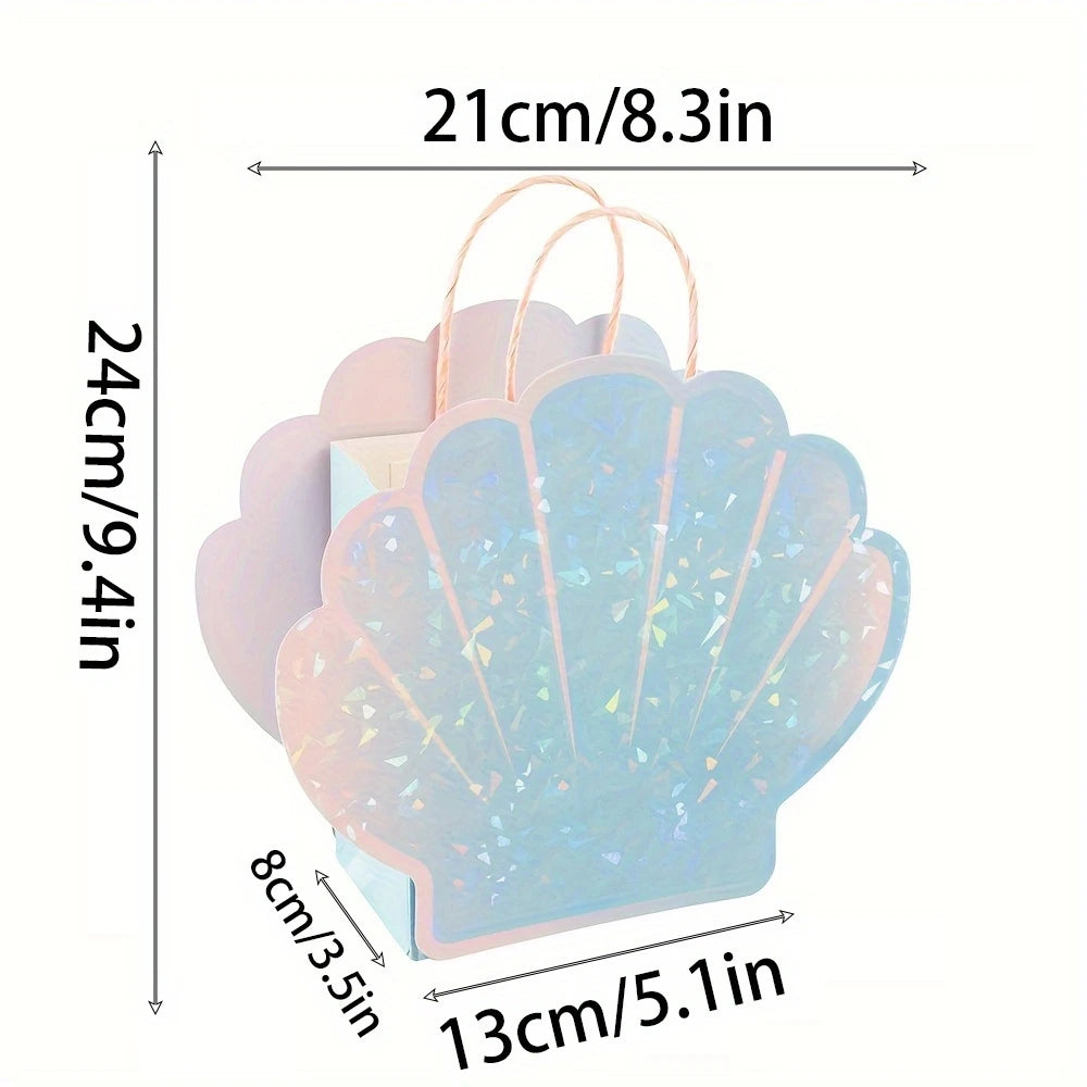 Seashell Party Favor Paper Bag Pack of 10